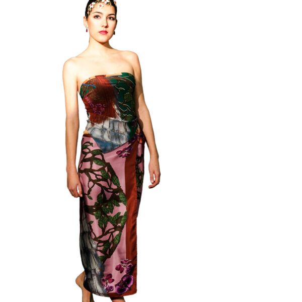 P.Seda. Rosa vintage. Mantón Extremeño. - Imagen 8