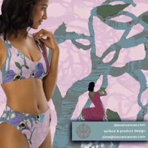 Colección GITANA ORQUÍDEA Y OLIVOS