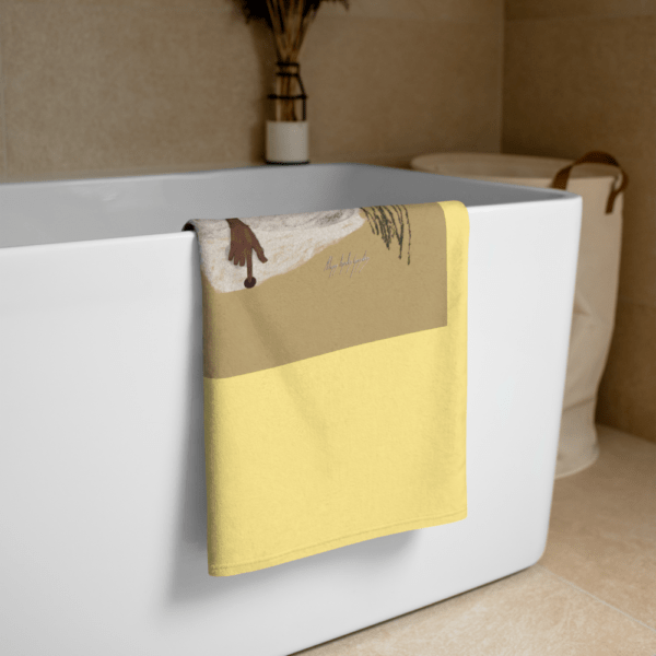 Toalla SOL LUNAR Amarillo. - Imagen 6