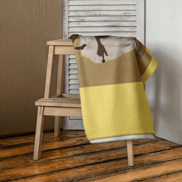 Toalla SOL LUNAR Amarillo. - Imagen 4