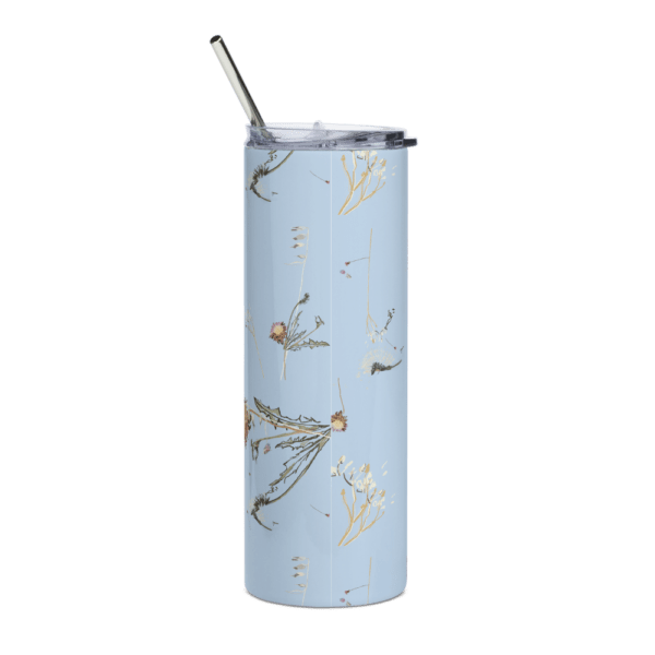 Vaso de acero inoxidable azul Burrita Frijolita. - Imagen 3