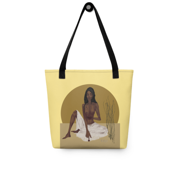 Bolsa de tela SOL LUNAR Amarillo. - Imagen 3