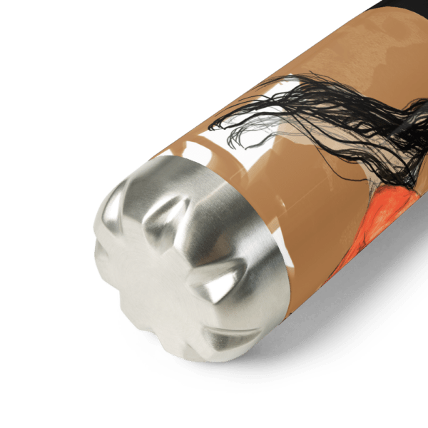 Botella de acero inoxidable Bailaora negro. - Imagen 2