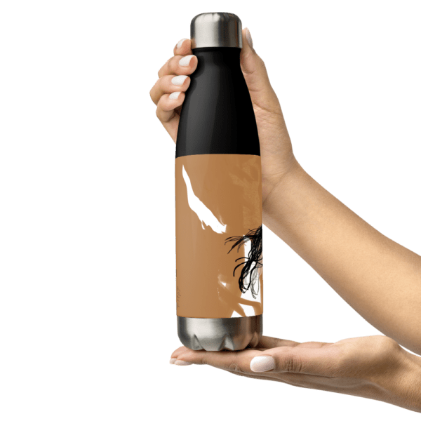 Botella de acero inoxidable Bailaora negro. - Imagen 7