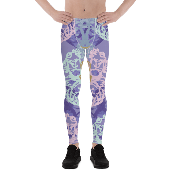 Leggings para hombre Mandalas de colores. - Imagen 2