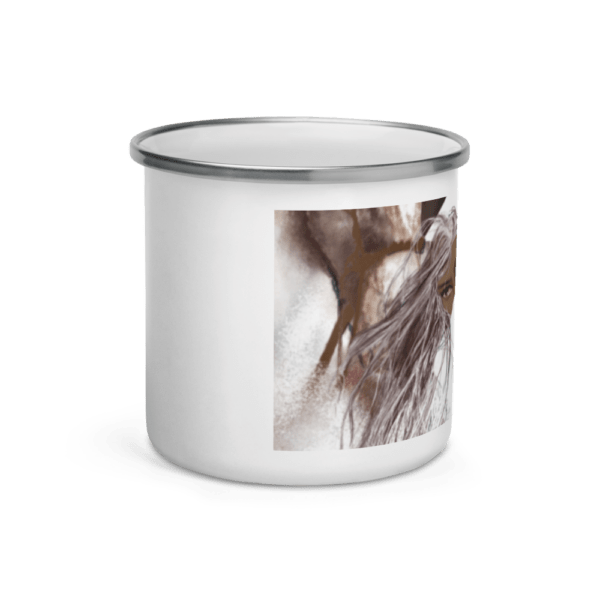 Taza esmaltada Gitana Y Caballo. - Imagen 3