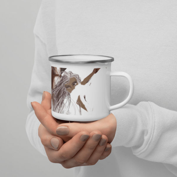 Taza esmaltada Gitana Y Caballo. - Imagen 5
