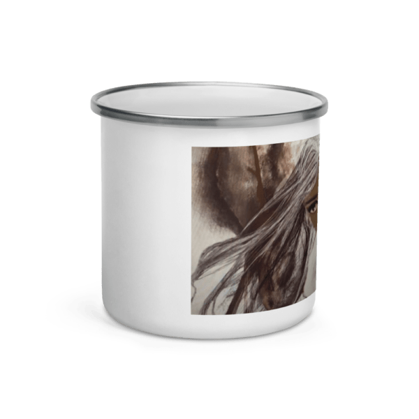 Taza esmaltada Mirada Gitana. - Imagen 3