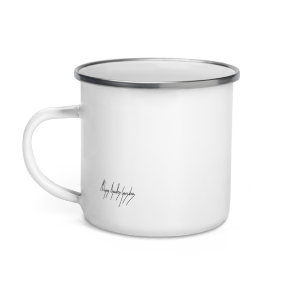 Taza esmaltada Mirada Gitana. - Imagen 2